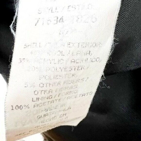 Vintage Sag Harbor Glen Plaid Blazer Houndstooth Wool Blend Women's Size 14 - Picture 8 of 15